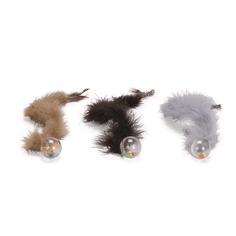 Žaislas katei Karlie Flamingo, įvairių spalvų