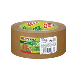 Iepakojuma lente EKOLOGO. 50 m x 50 mm. papīra