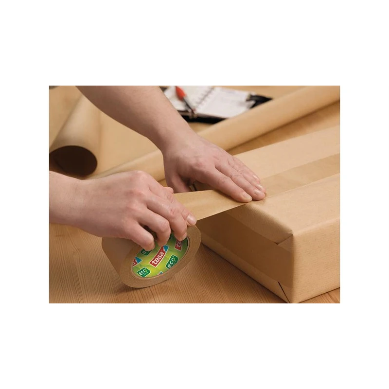 Iepakojuma lente EKOLOGO. 50 m x 50 mm. papīra
