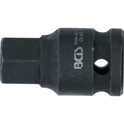 Impact Bit Socket - 12.5 mm ,1-2, Drive - Internal Hexagon 17 mm