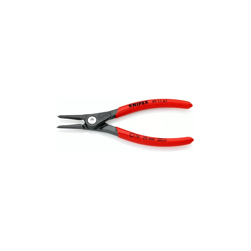 Sprostgredzenu knaibles ar taisniem galiem A1 10-25 mm, Knipex