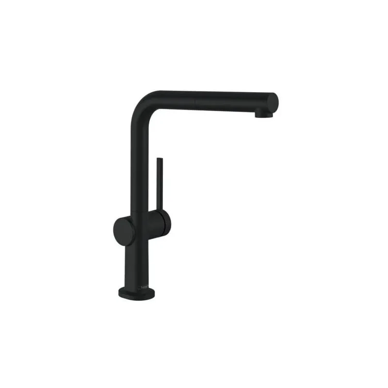 Virtuves jaucējkrāns Hansgrohe Talis M54 72808670, melna krās.