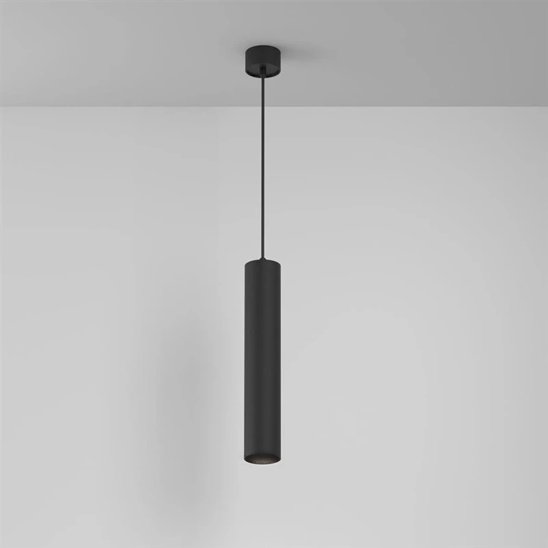 Lampa griestu artisan gu10 10w melna