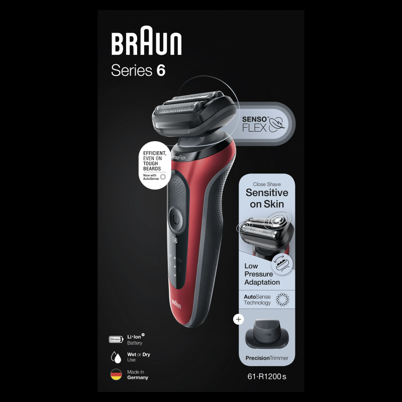 Bārdas skuveklis braun 61-r1200s