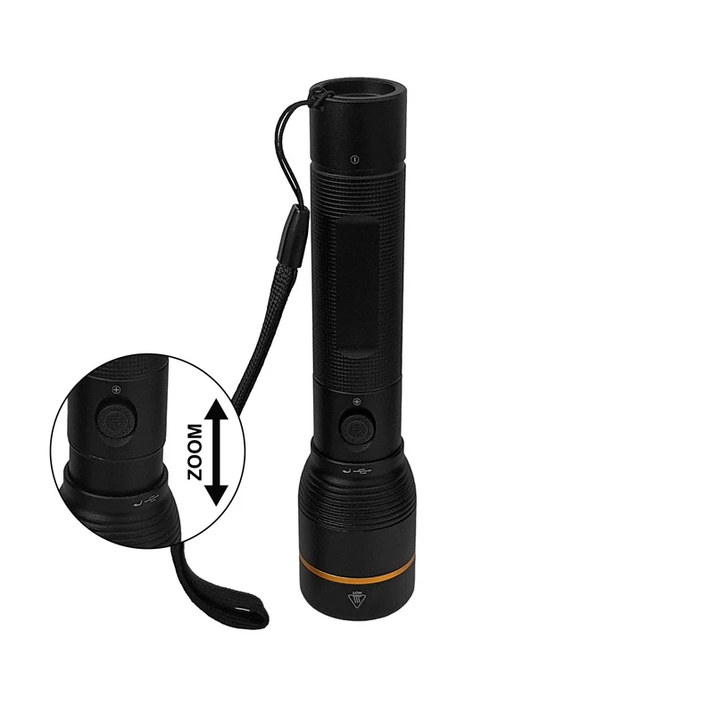 Rokas lukturis 10W 1000LM Uzlādējams IP44 USBC