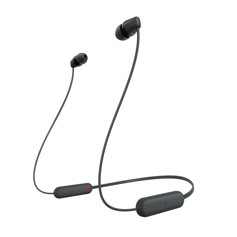 Austiņas in-ear wi-c100 sony melnas