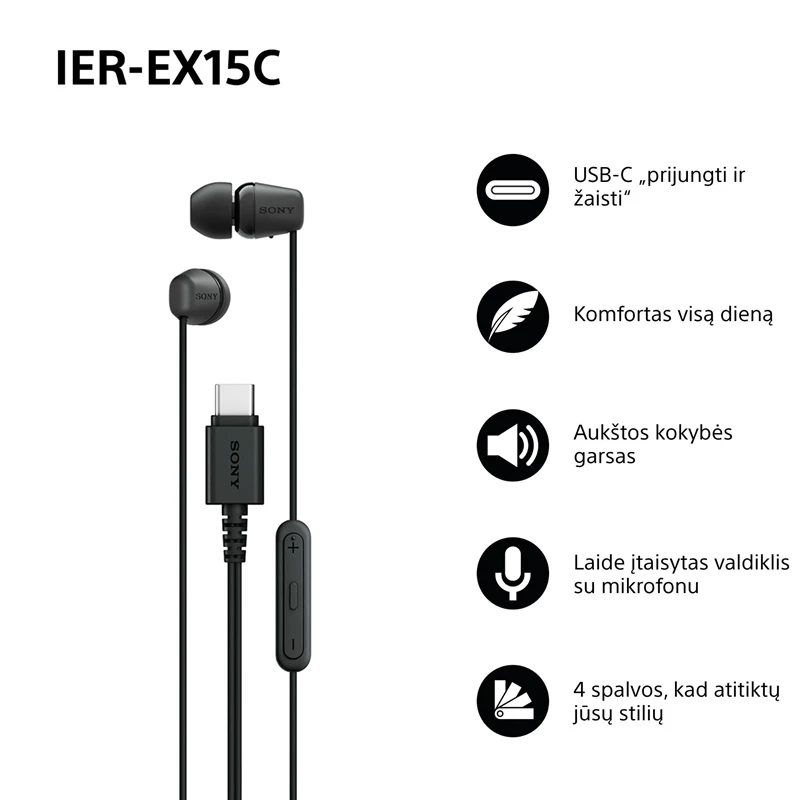 Austiņas sony ierex15cb.ce7