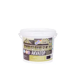 Краски для деревянных фасадов Rilak Akvatop, темно-серый цв., 3.6 л
