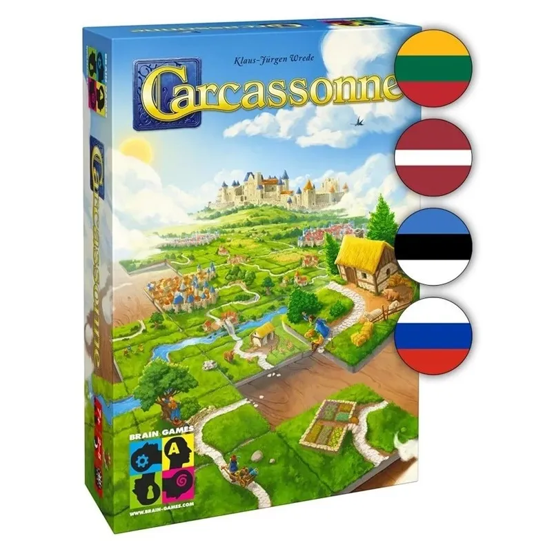 Prāta mežģis Carcassonne Brain Games Carcassonne Baltic