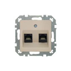 Datora ligzda LIREGUS RETRO, krēmkrāsas