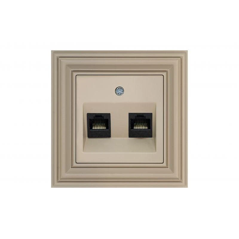 Datora ligzda LIREGUS RETRO, krēmkrāsas