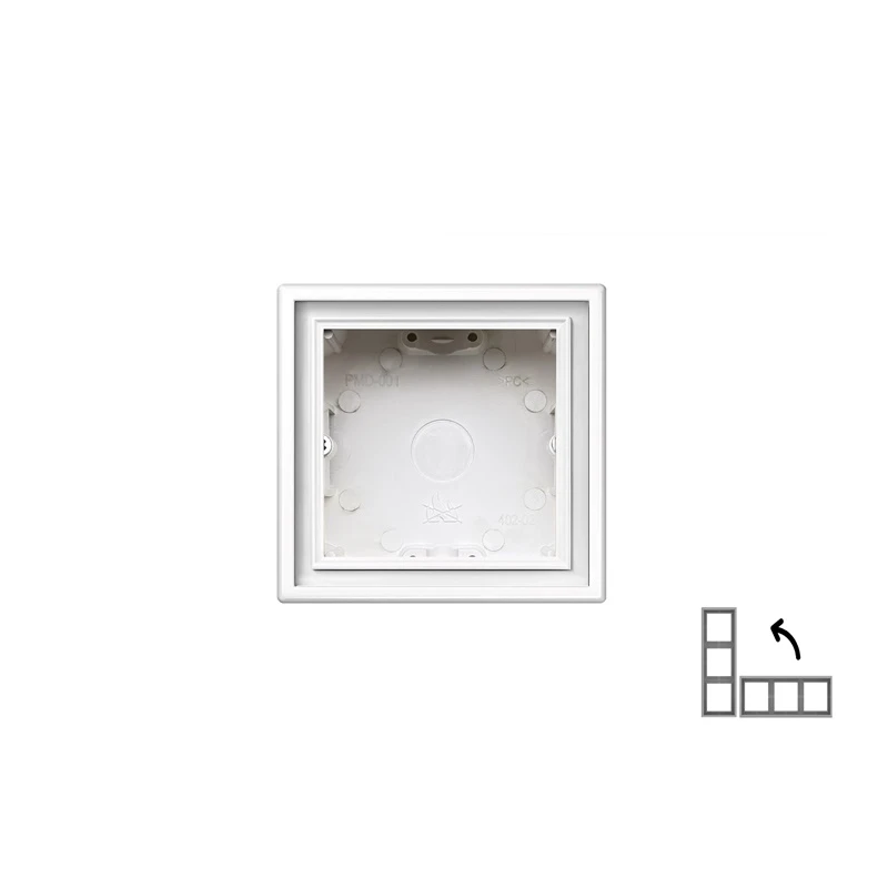 Virsmas montāžas rāmis LIREGUS MODERN, matēts balts