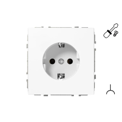 Rozete ikl16-404-01.m-wm modern balta