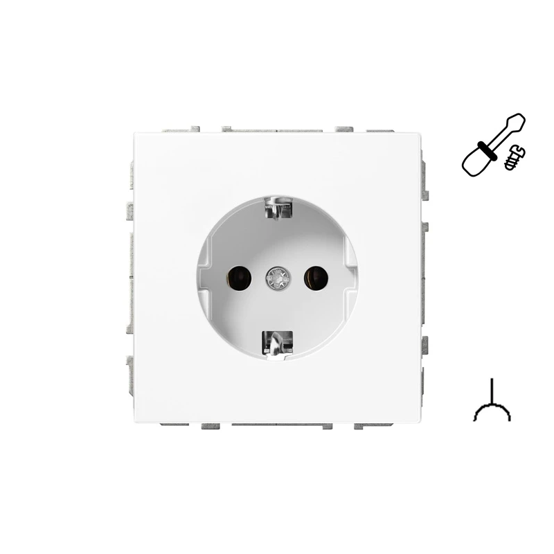 Rozete ikl16-404-01.m-wm modern balta