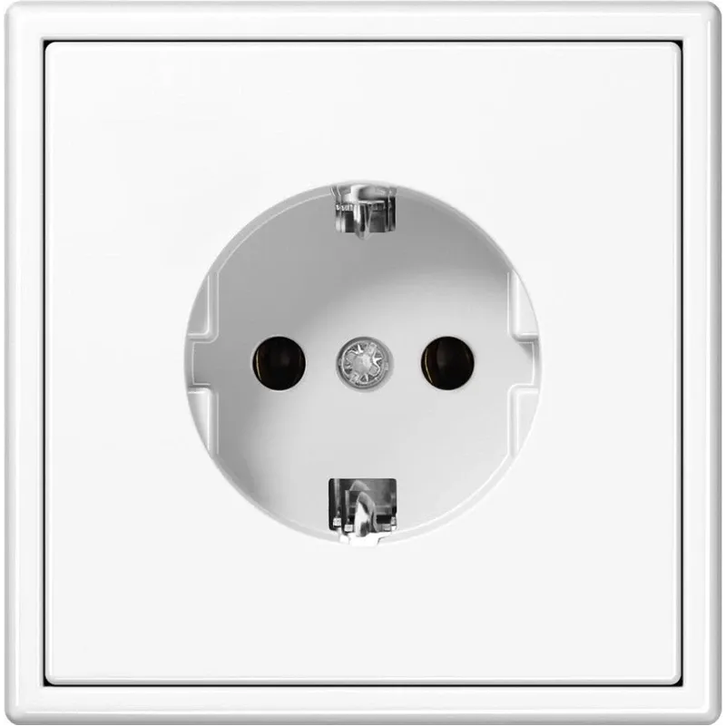 Kontaktligzda Liregus Modern IKL16-404-01.M-WM, Iezemēta rozete, matēti balts