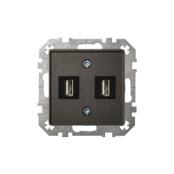 Usb lādētāja ligzda įuk-2-01 black