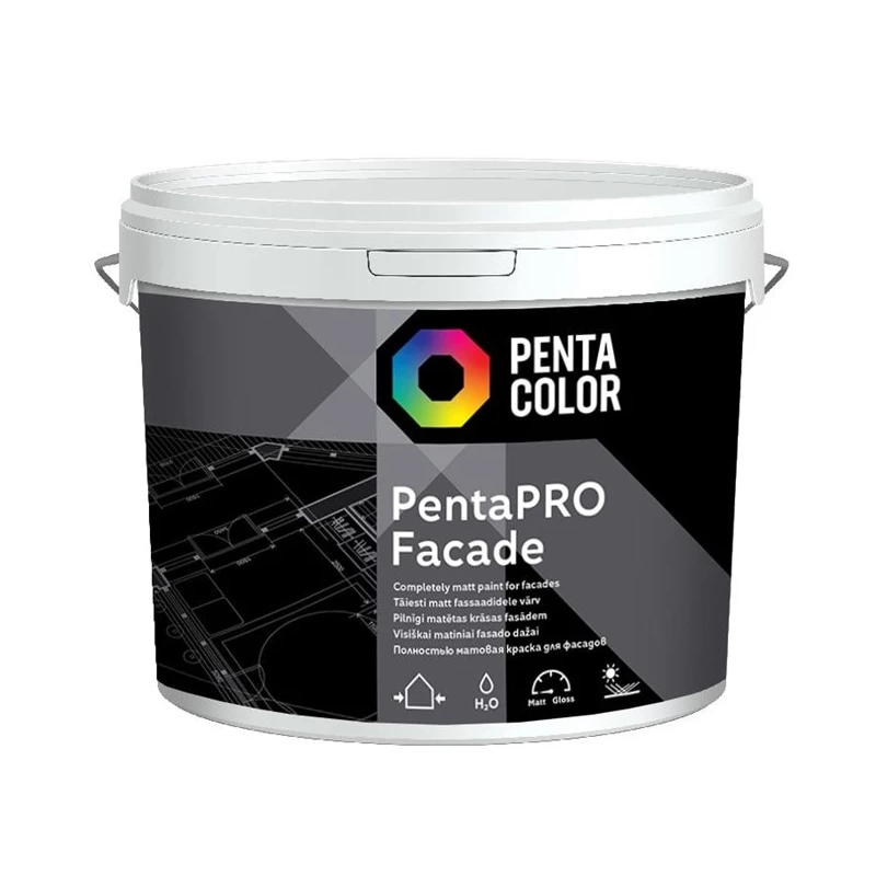 Krāsa pentacolor pentapro fas. balta 10l