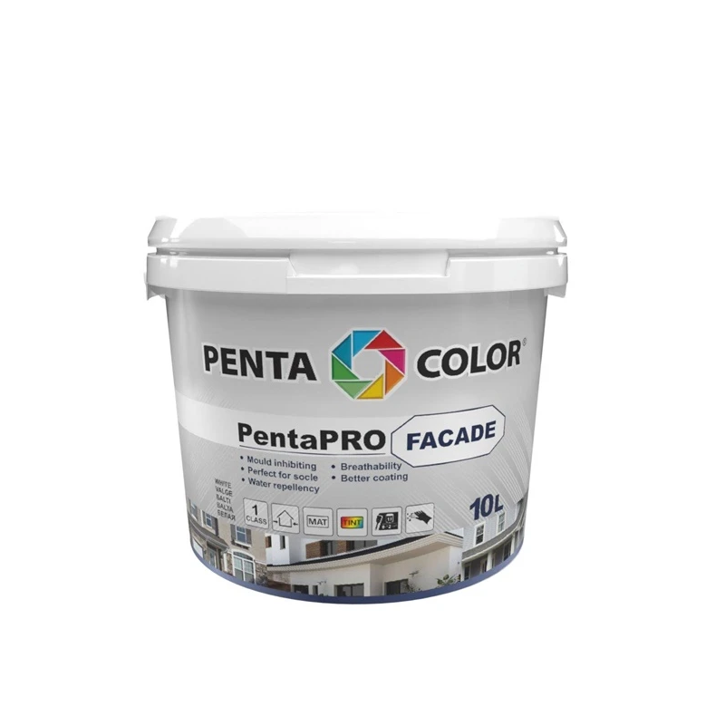 Krāsa pentacolor pentapro fas. balta 10l