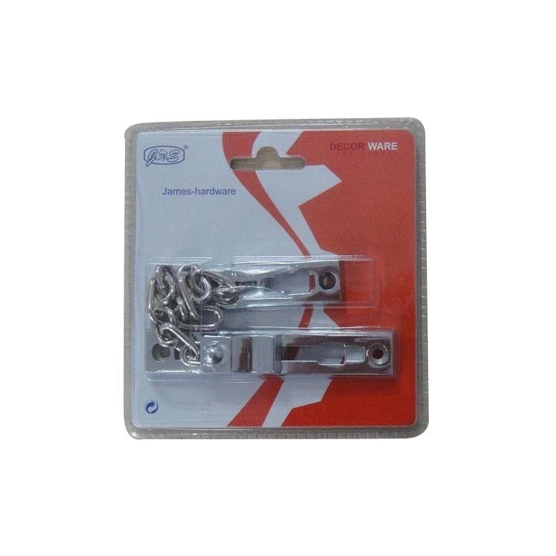 Durvju ķēde hroma krāsā 111x21 mm