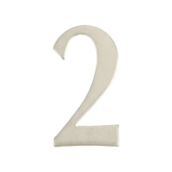 Durvju numurs 2 nerūsošais tērauds 62 mm