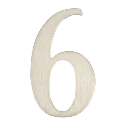 Durvju numurs 6 nerūsošais tērauds 62 mm