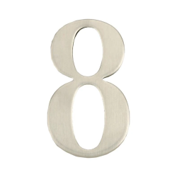 Durvju numurs 8 nerūsošais tērauds 62 mm