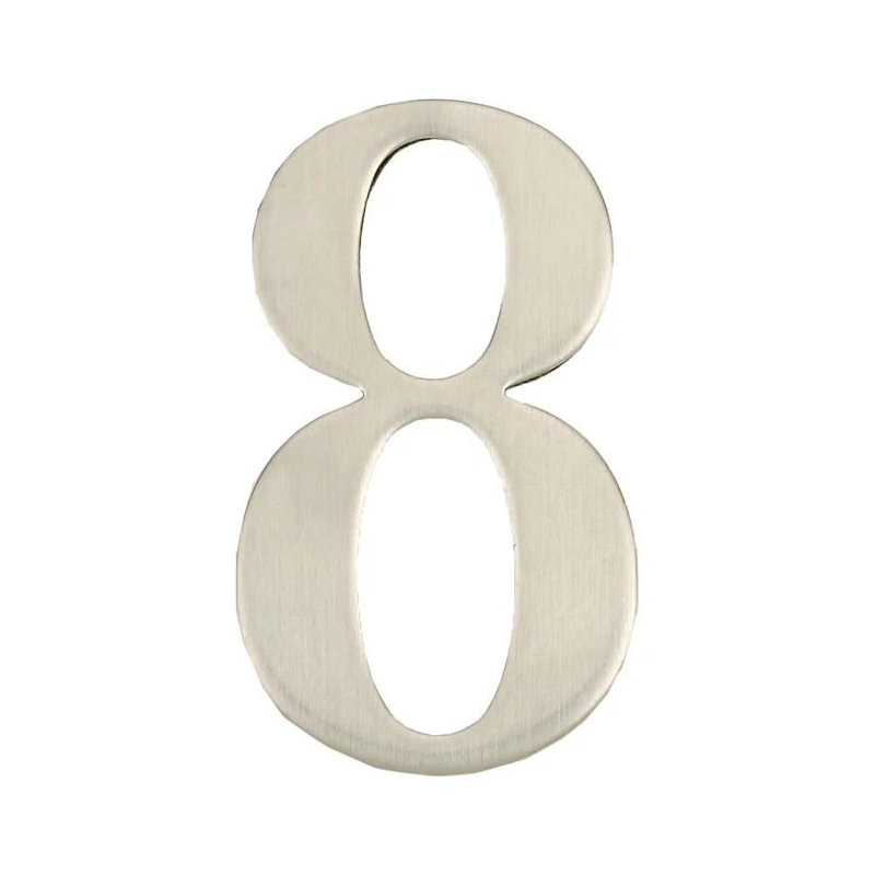 Durvju numurs 8 nerūsošais tērauds 62 mm