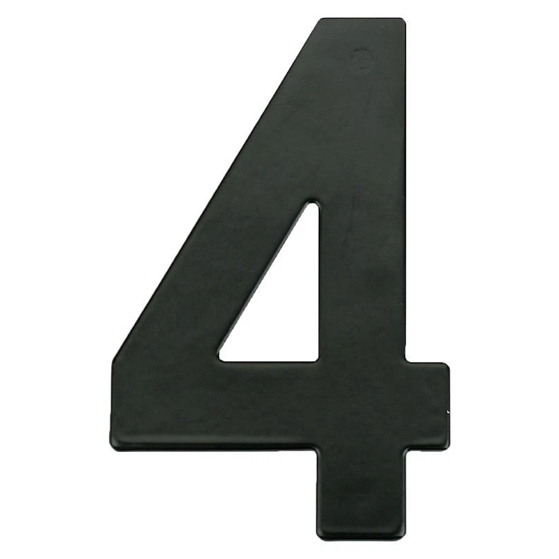 Numurs 4 melnā krāsā 145 mm