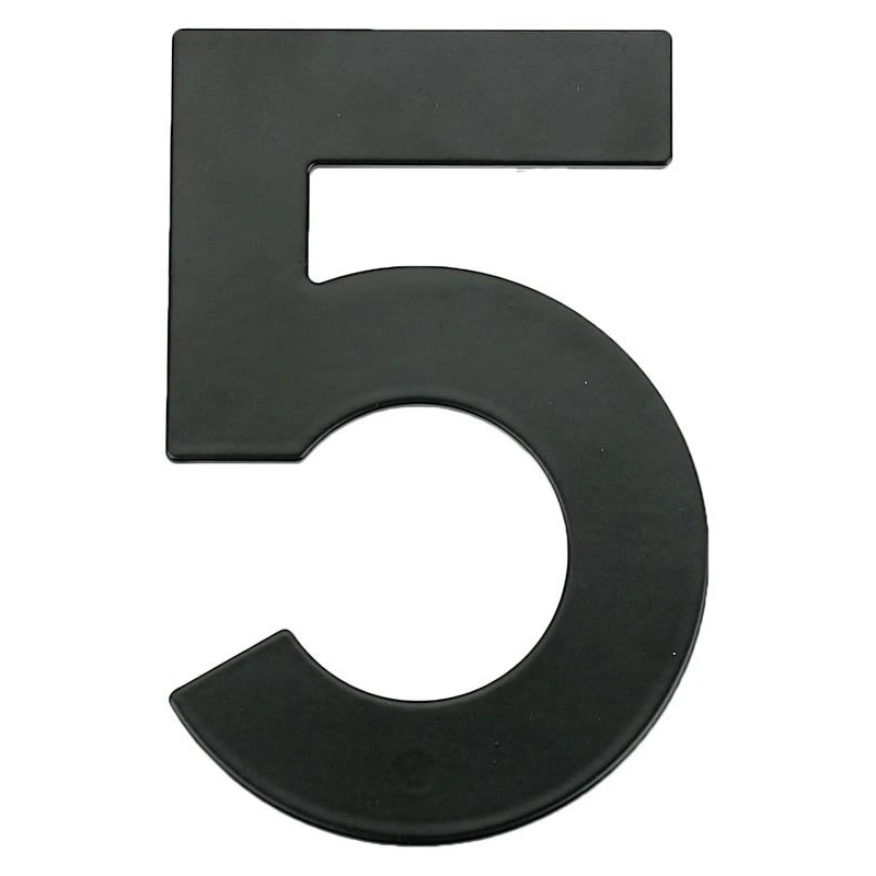 Numurs 5 melnā krāsā 145 mm