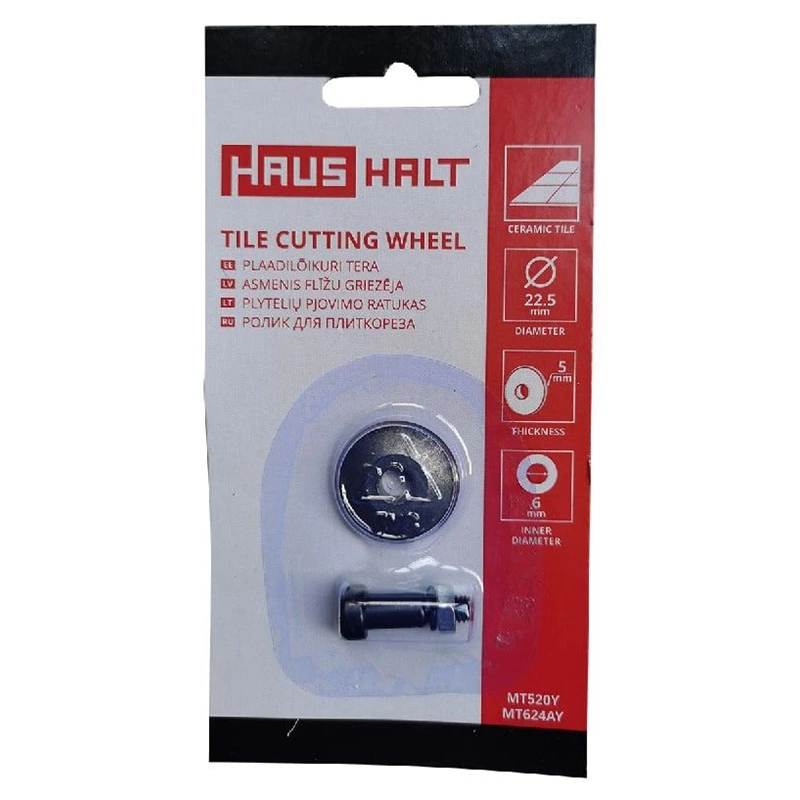 Flīžu griešanas ritenis HAUSHALT MW225 22.5x6 mm
