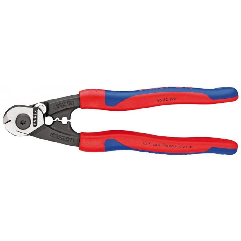 Knaibles trosēm DIA7 mm 190 mm, DR, Knipex