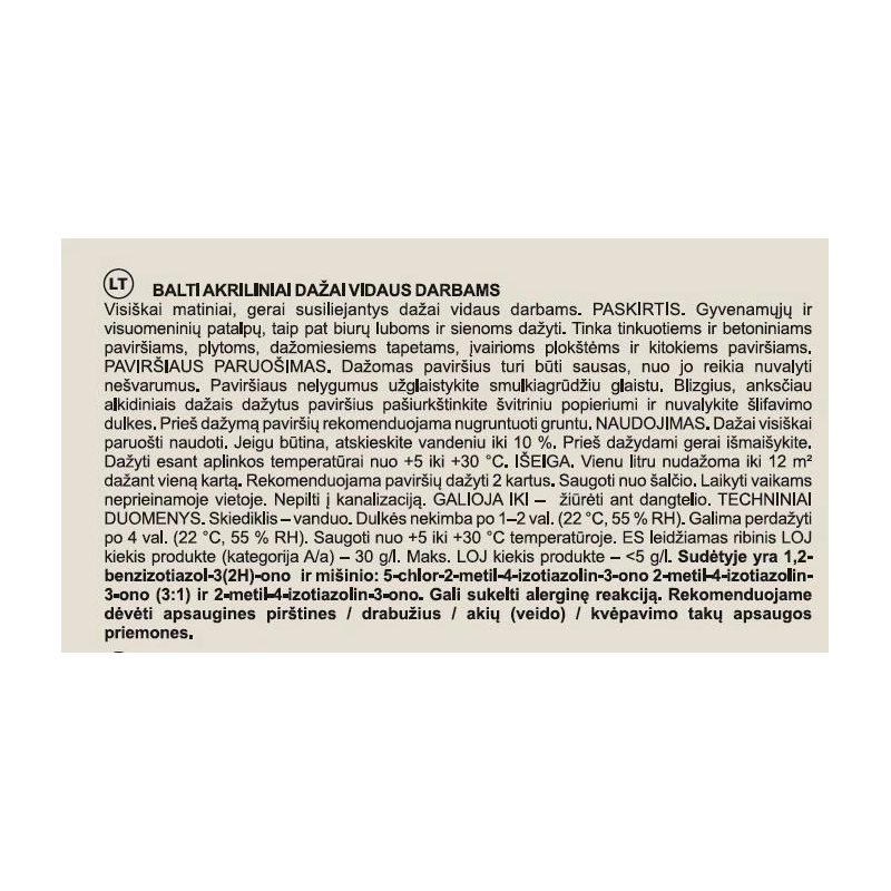 Akrila krāsa okko 5l