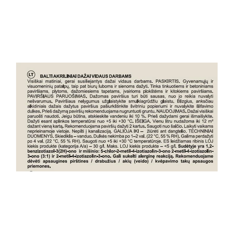 Akrila krāsa okko 5l