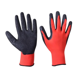 Cimdi adīti ar lateksu m c22crlb melni