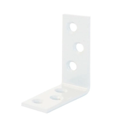 Stūra lenki 40x40x15x2,0 balts