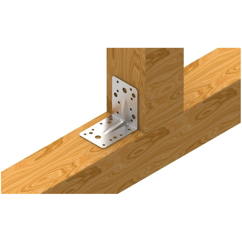 Stiprinājuma leņķis, pastiprināts, 90 x 90 x 65 x 2.5 mm