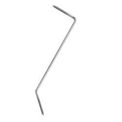 Cinkota būvniecības skava, pagriezta 6.5×200 mm, 1 gab.