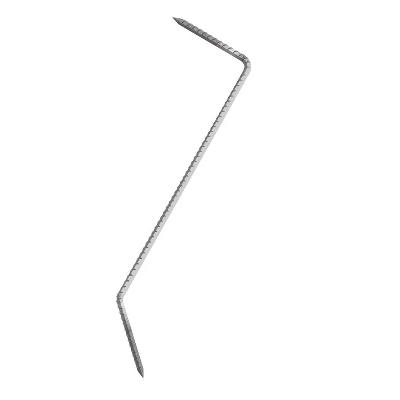 Cinkota būvniecības skava, pagriezta 6.5×200 mm, 1 gab.