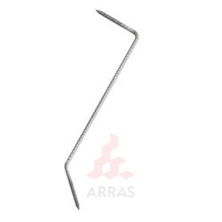 Cinkota būvniecības skava, pagriezta 10.0×320 mm, 1 gab.