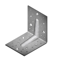 Stiprinājuma leņķis, pastiprināts, 105 x 105 x 90 x 3 mm