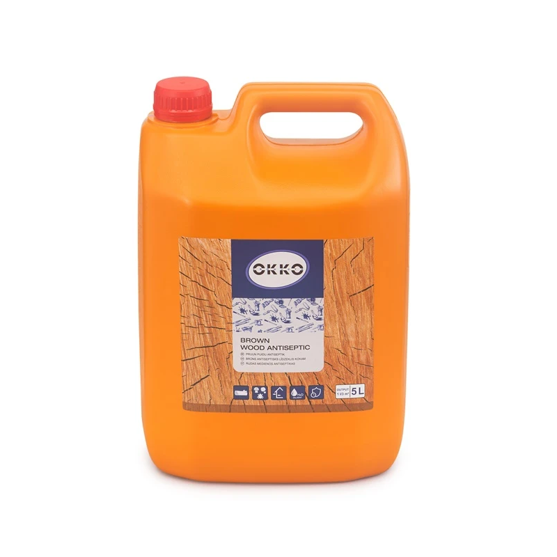 Antiseptiķis okko t brūns 5l