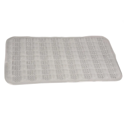 Neslīdošs vannas paklājiņš. 66×37 cm. pelēks