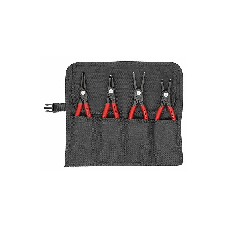 Circlip pliers 4 pcs. J2,J21,A2,A21 set, precision tips, Knipex
