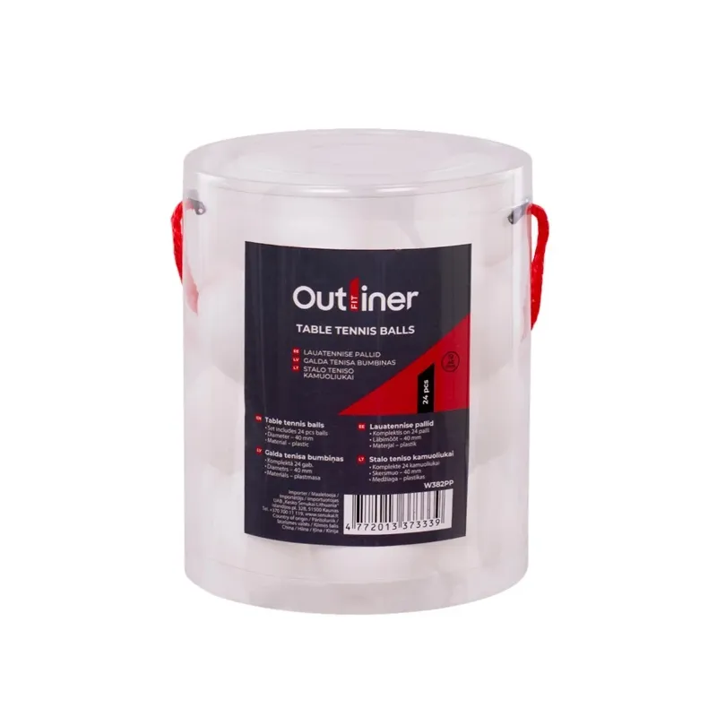 Galda tenisa bumbiņas w382pp 24 gab.