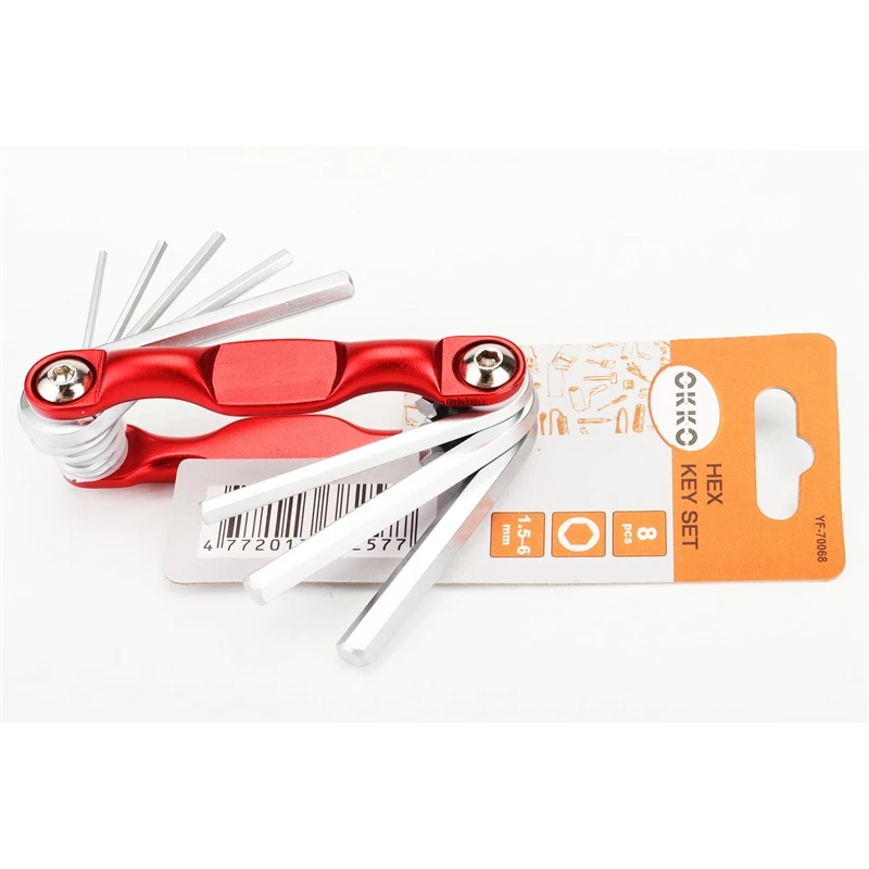 Skrūvgriežu kpl hex 8gab yf-70068