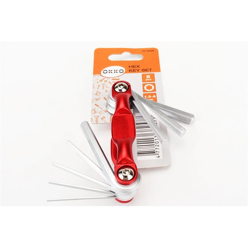 Skrūvgriežu kpl hex 8gab yf-70068