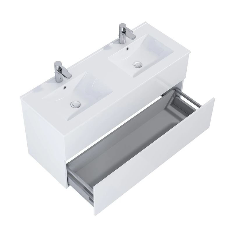 Komplekts ekoline 120 ar izlietni balts spīdīgs