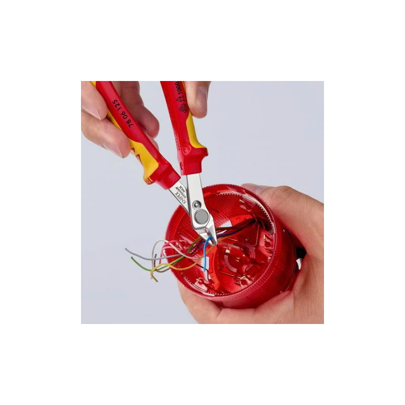 Griešanas knaibles VDE 1000V DIN ISO 9654 DIN EN 60900 IEC 60900, Knipex