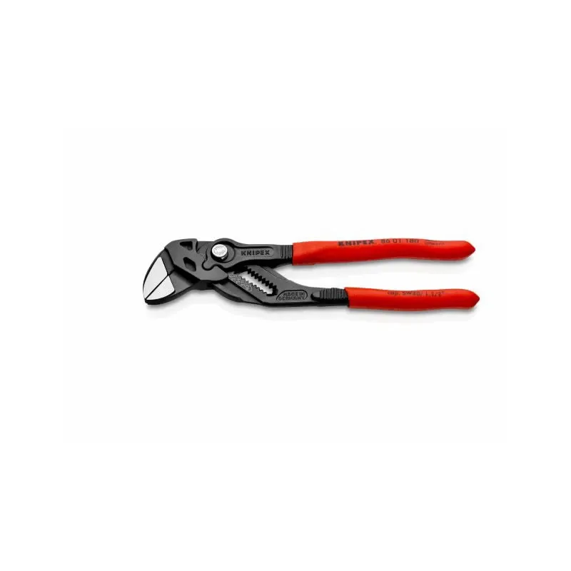 Uzgriežņu stangas ,gludas, 180mm līdz HEX 40mm, Knipex
