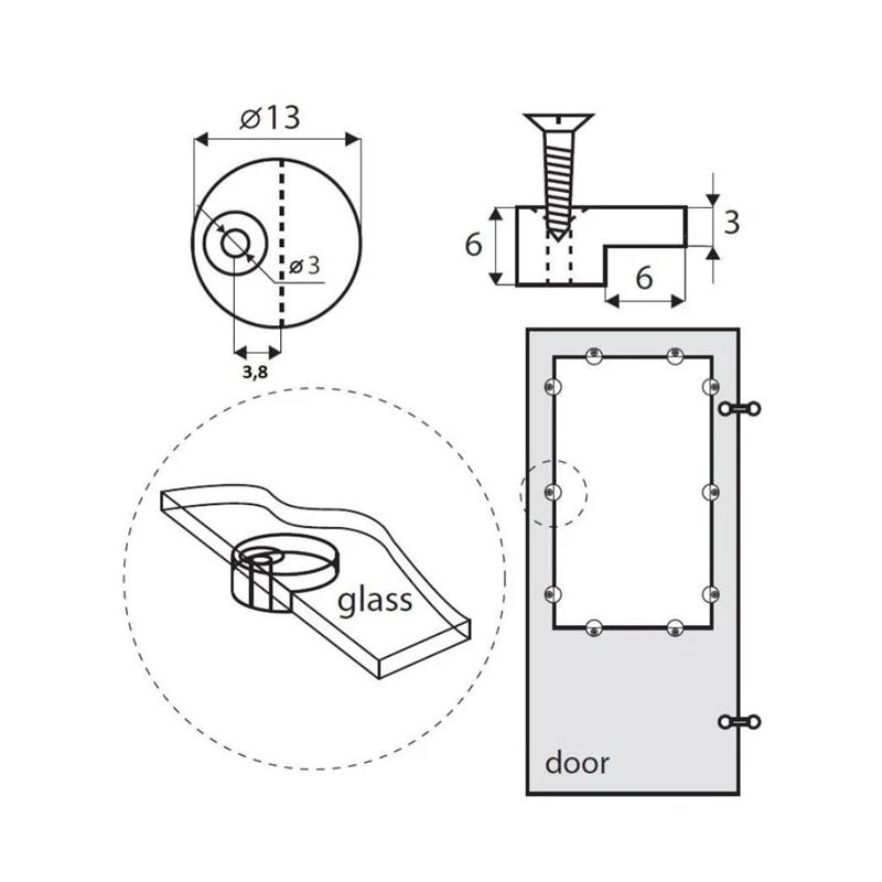 Turēt. stik.-spog.22.05.200-0 ,50, 20gab
